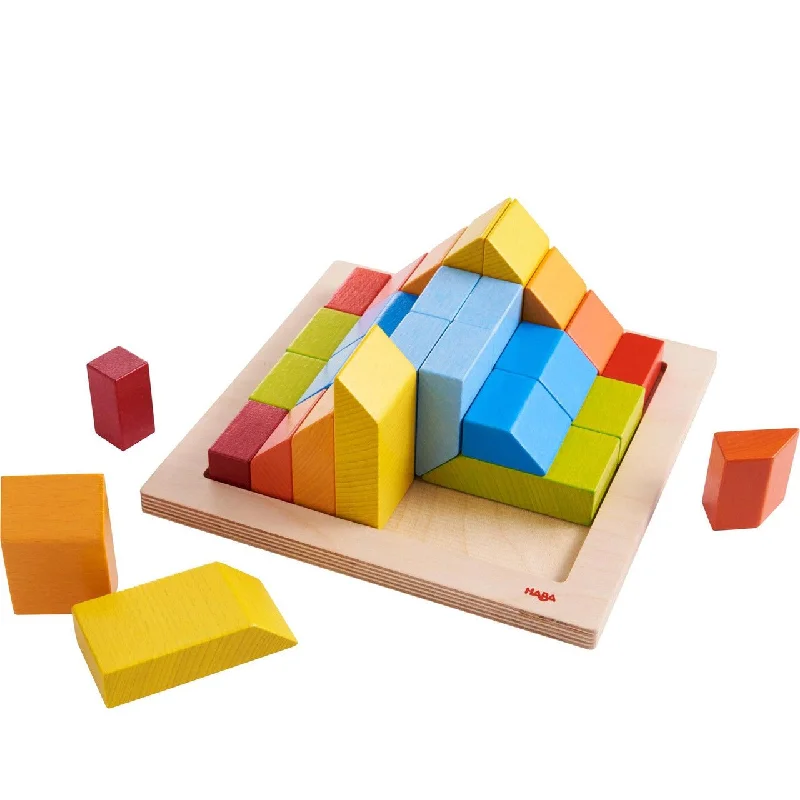 3D Wooden Shapes Arranging Game