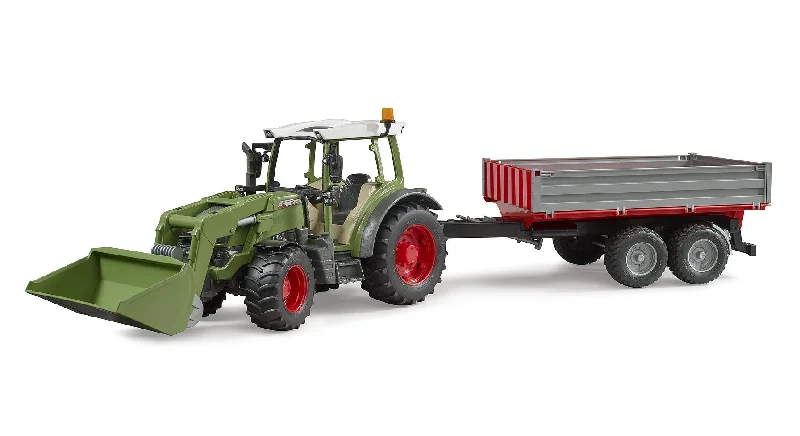 bruder Fendt Vario 211 mit Frontlader und Kippanhänger