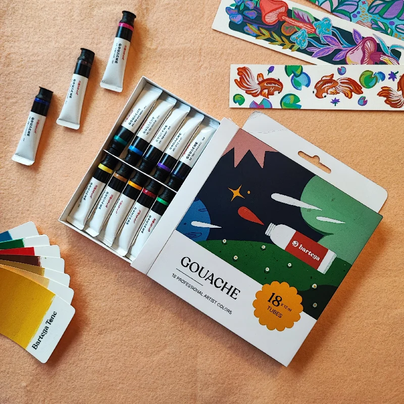 Gouache Paint Set 12 ml - 12