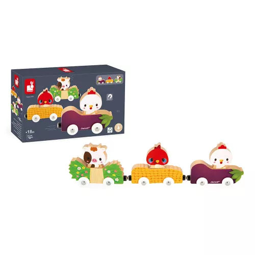 Janod Wooden Magnetic Farm Animals