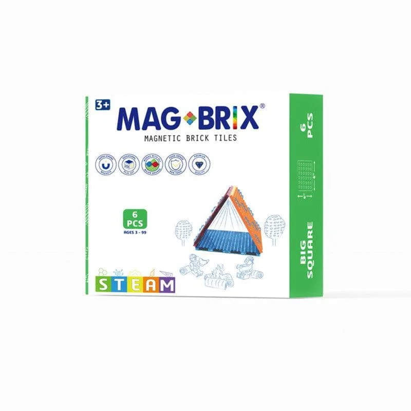 Magbrix  6pcs Big Square Pack