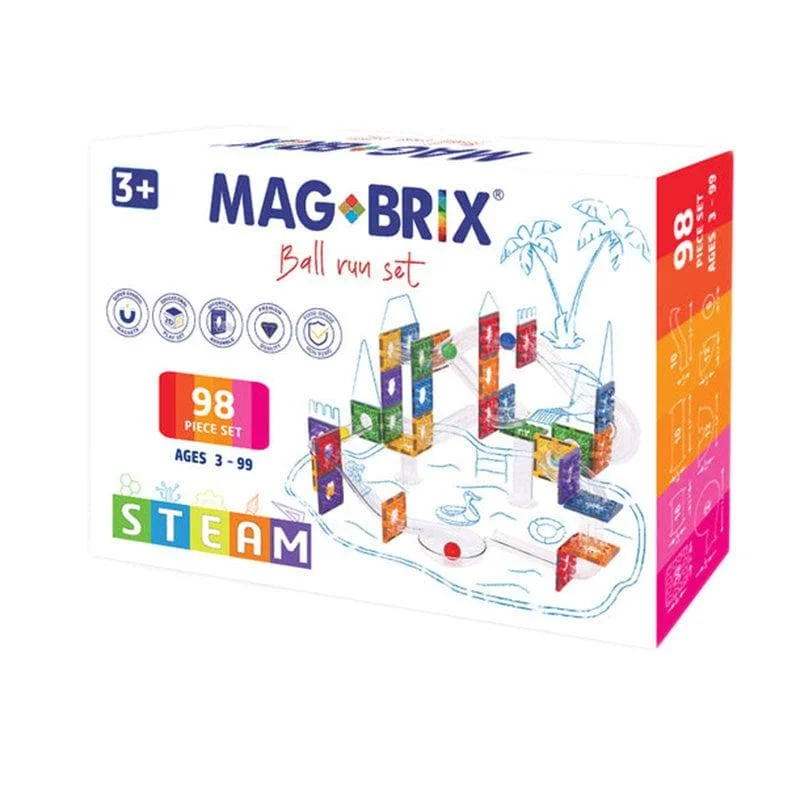 Magbrix 98pcs Ball Run