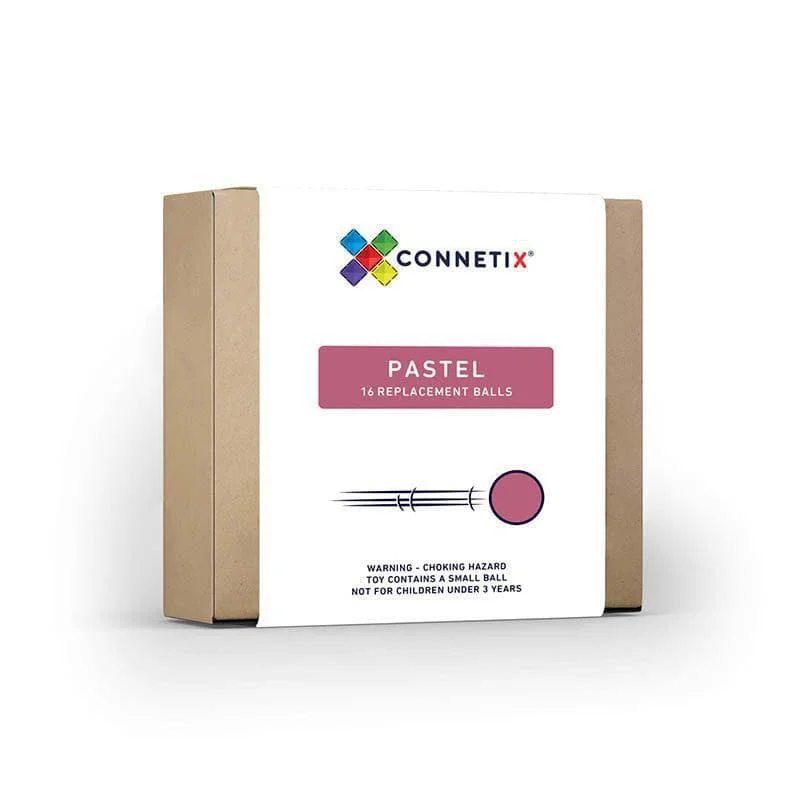 Connetix Pastel Replacement Ball Pack - 16pc