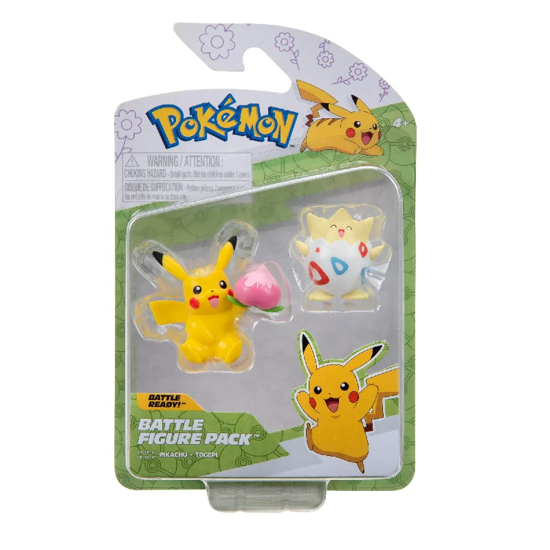 Pokemon Spring Seasonal Figures 2 Pack Pikachu And Togepi