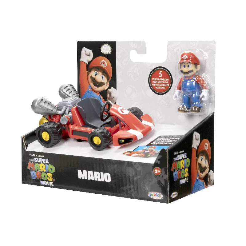 Super Mario Bros. Movie 6.35cm Figure With Kart Mario