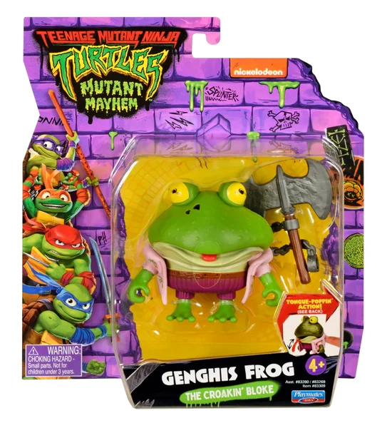 Teenage Mutant Ninja Turtles Movie Basic Figure Wave 7 Genghis Frog