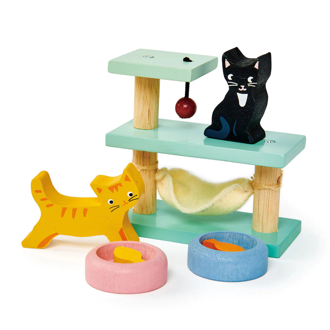 Tender Leaf Toys Wooden Pet Cats Set