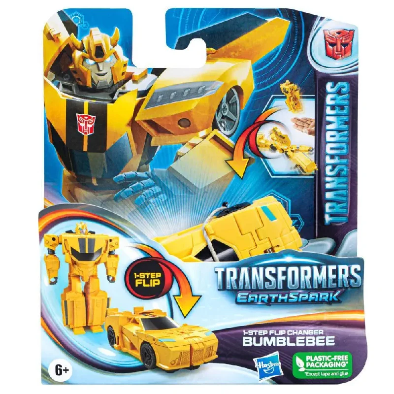 Transformers Earthspark One Step Flip Changer Bumblebee