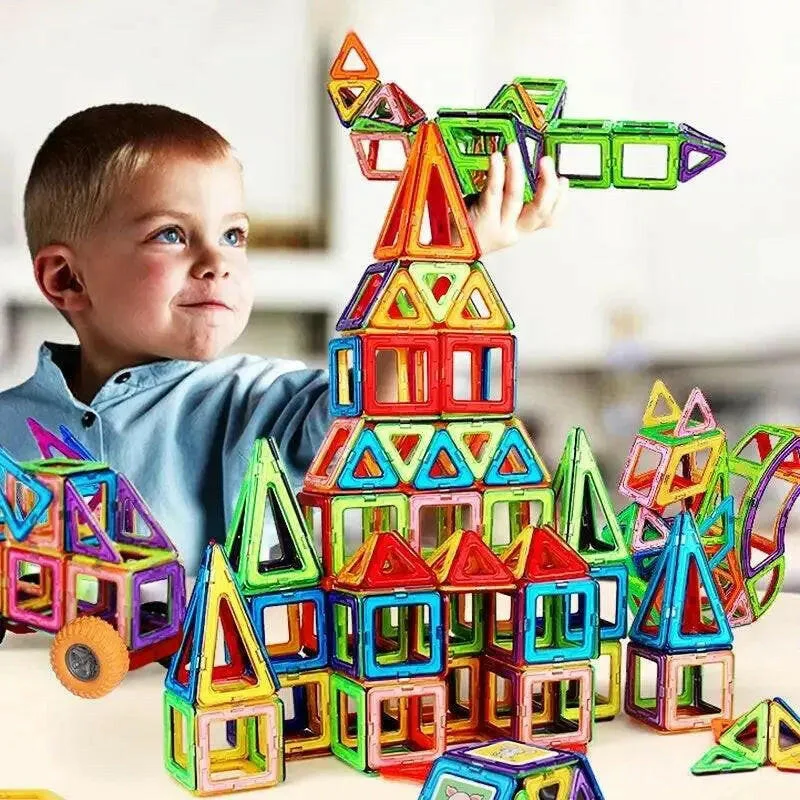 Transparent Magnetic Tiles Building Blocks 32Pc