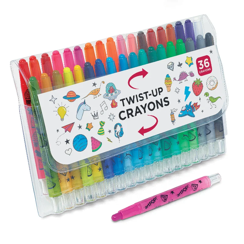 Twist-Up Crayon Set - Set of 36