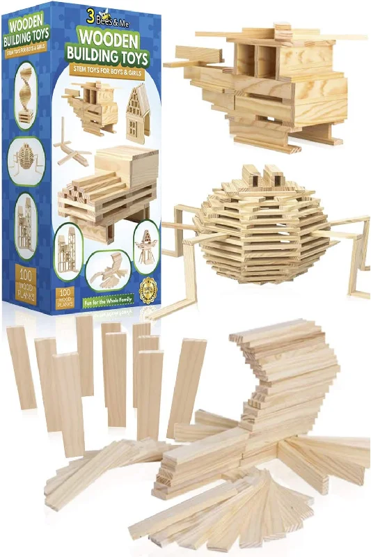 Wooden Building Toy Planks