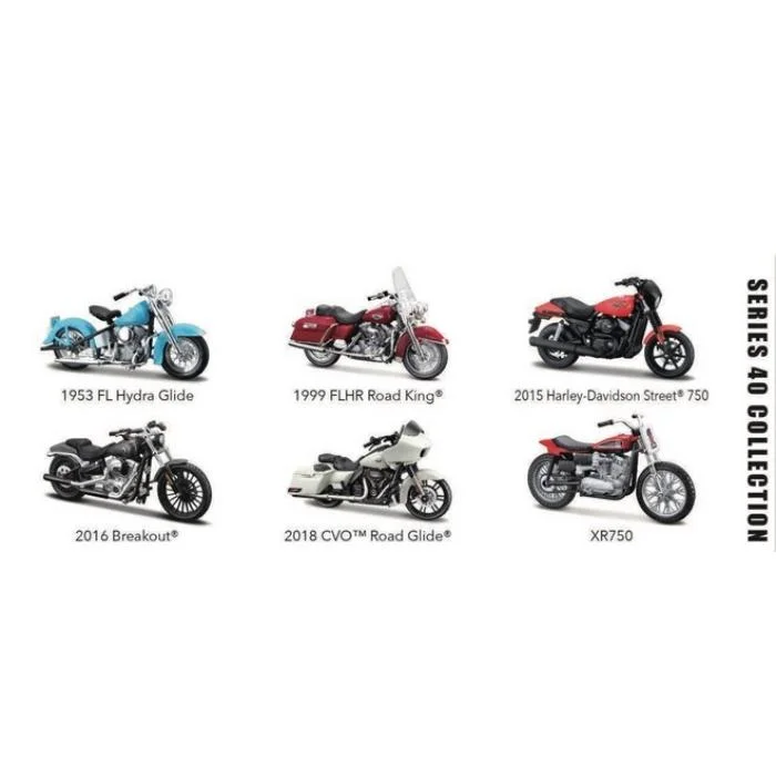 1/18 Harley Davidson Motorcycle Series 40 1pc