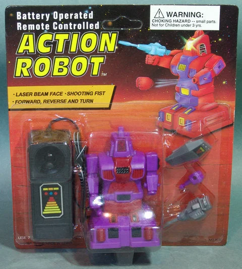 1993 Soma Purple Action Robot