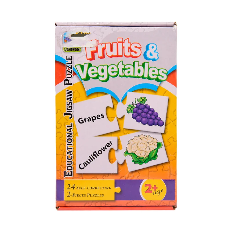 2394 JR.LEARNERS EDUCATIONAL JIGSAW PUZZLE FRUITS & VEGETABL