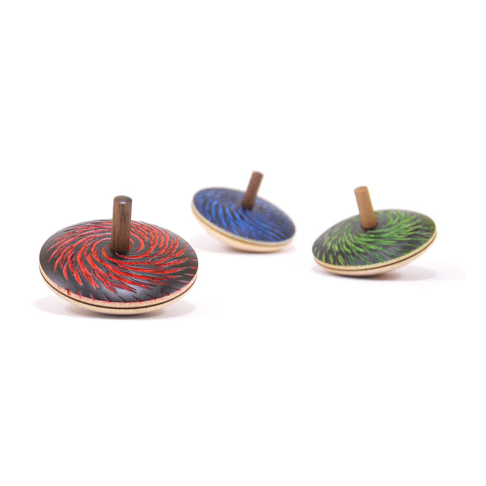 Black Diva Wooden Spinning Top - Mader