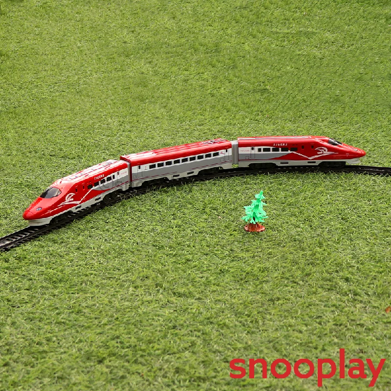 Bullet Toy Train Track Set with Light and Sound