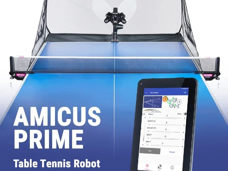 Butterfly Amicus Prime Table Tennis Robot