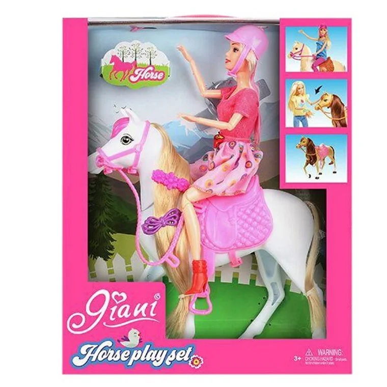 Horse & Doll Playset, Asstd