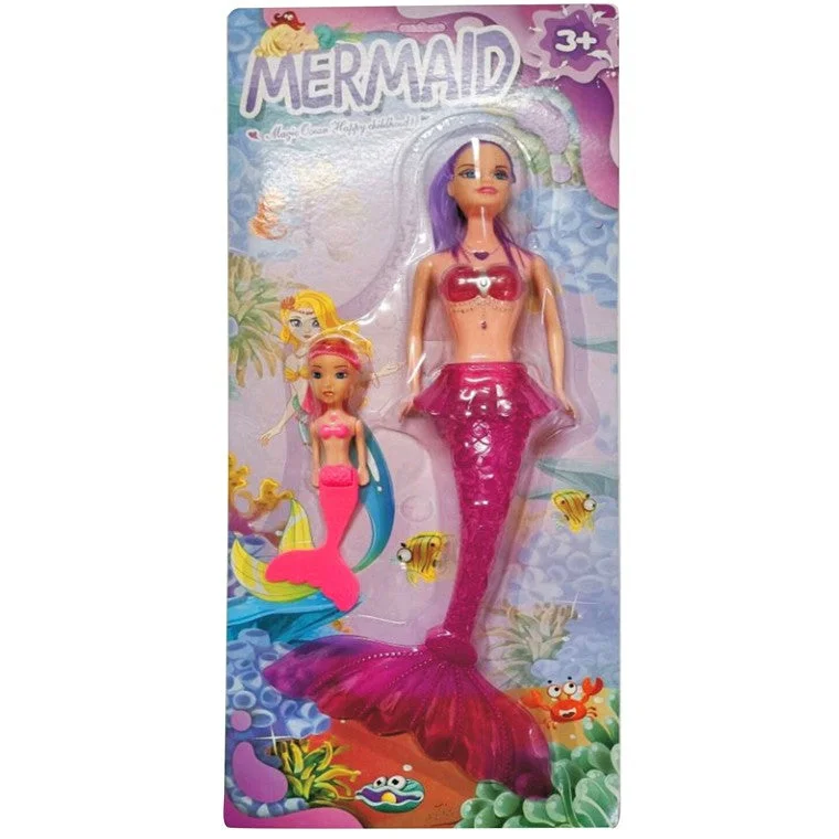 Light Up Mermaid Doll, 30cm, Asstd