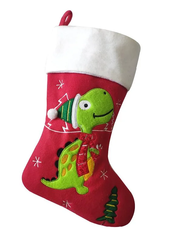 Dinosaur Christmas Stocking