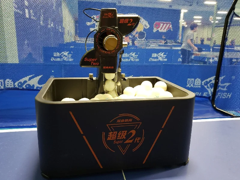 Double Fish Table Tennis Robot Super 2