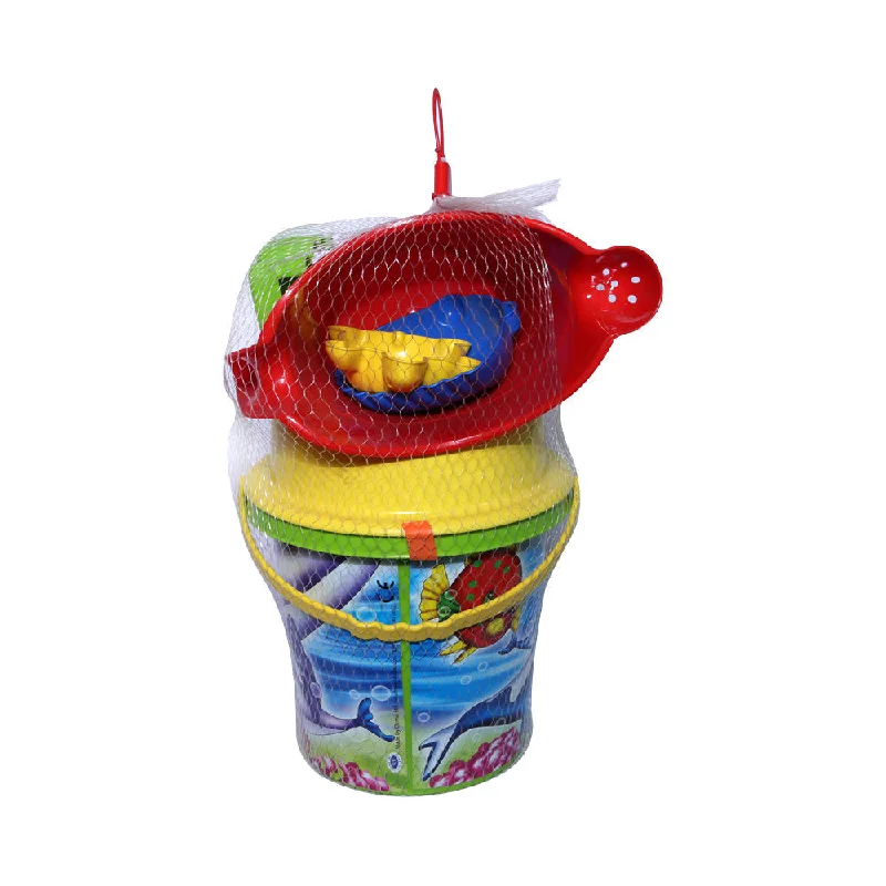 Ds-1807 Delux Beach Bucket Set Asst Akdm