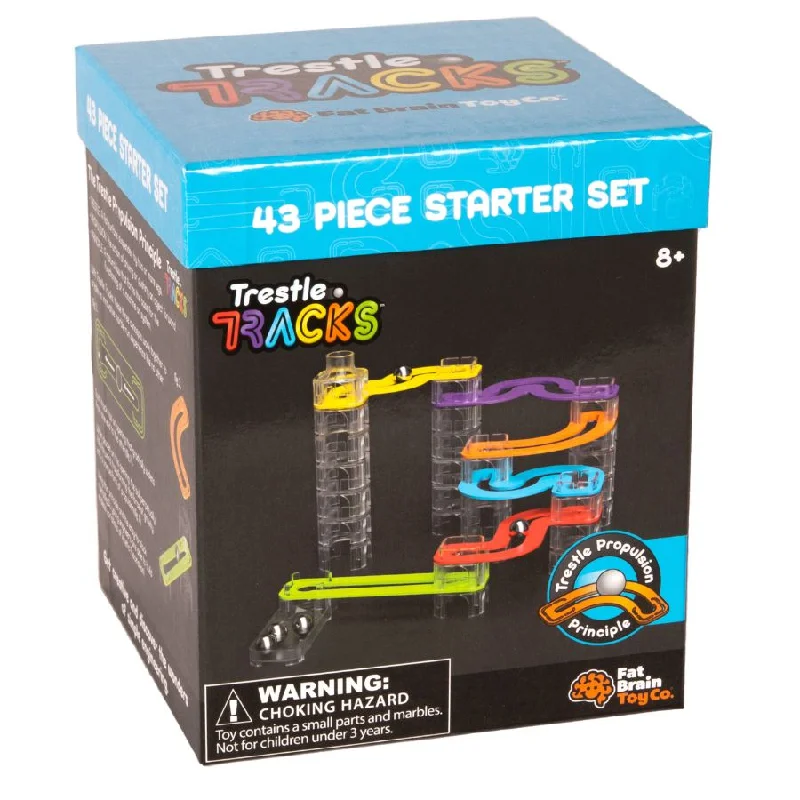 Fat Brain Toy Co - Trestle Tracks Starter Set Marble Run