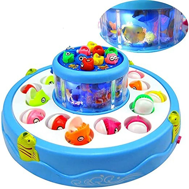 Fish Catching Game with Music and Lights (Battery Not Included)