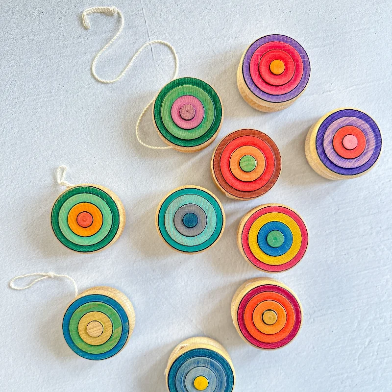 Harlekin Yo-Yo - Colorblock Wooden Yoyo - Mader