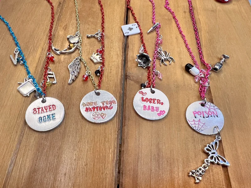 Hazbin Inspired Song Necklaces