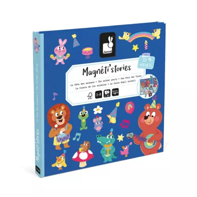 Janod Magnetic Stories – Animal Party