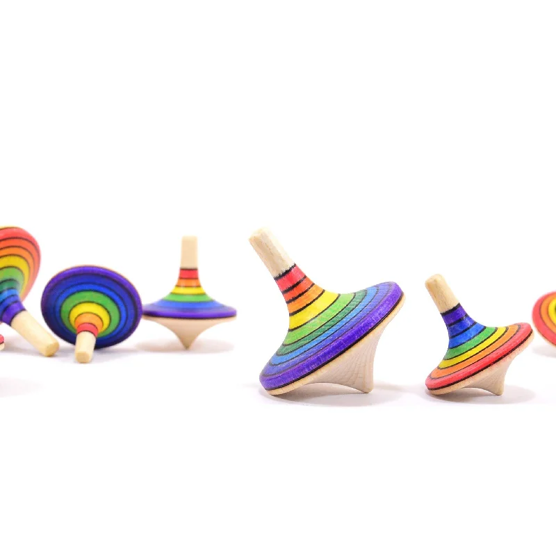 Large Rallye Rainbow Spinning Top - Mader