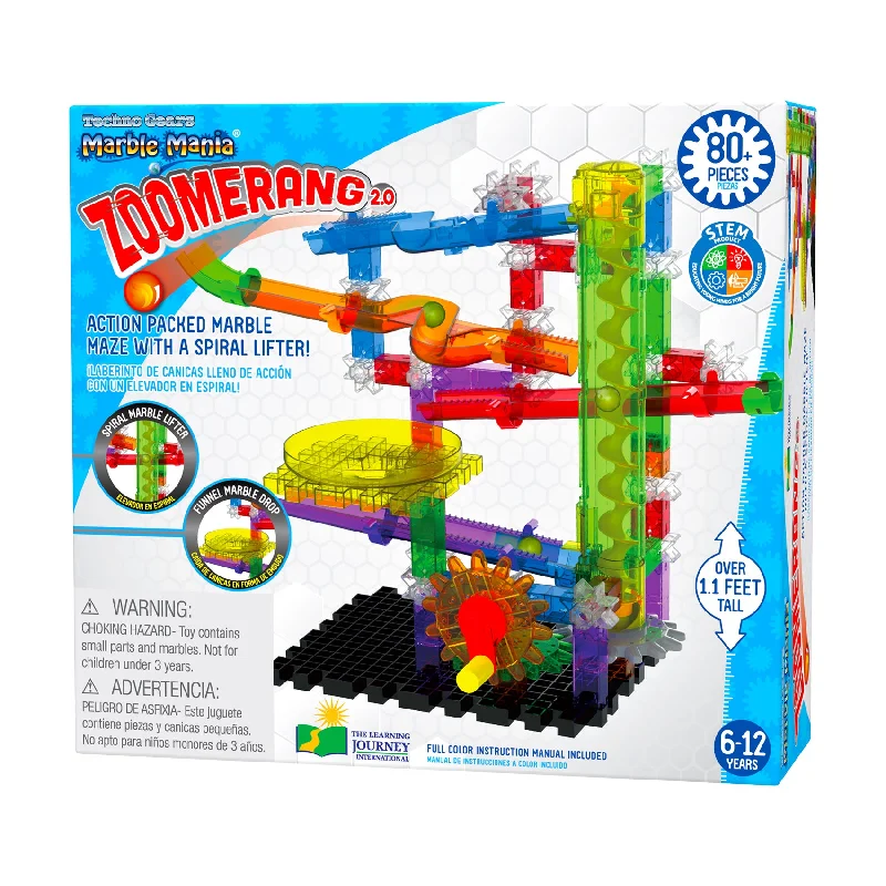 Techno Gears Marble Mania - Zoomerang 2.0: 80+ Pcs