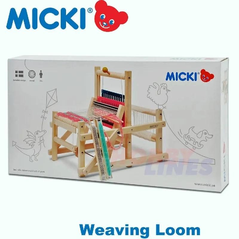 Kindermatic Micki Weaving Loom 木製織機