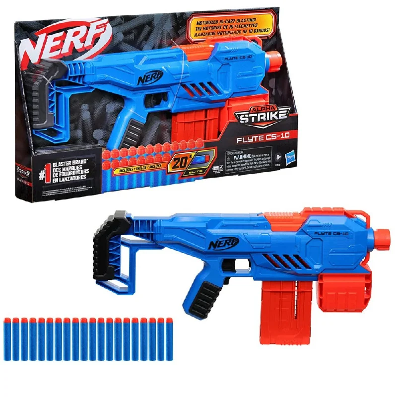 Original Nerf Alpha Strike Flyte CS-10 Dart Blaster with 20 Darts by Hasbro