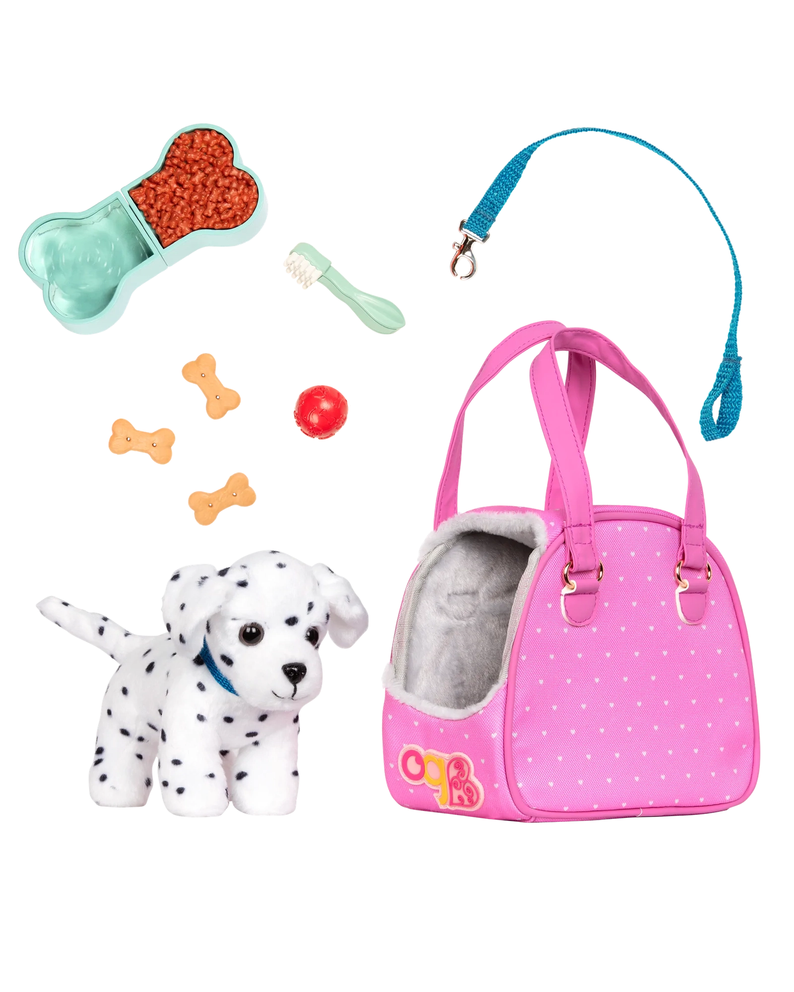 Our Generation 6 Inch Dalmatian Pup with Bag and Accessories