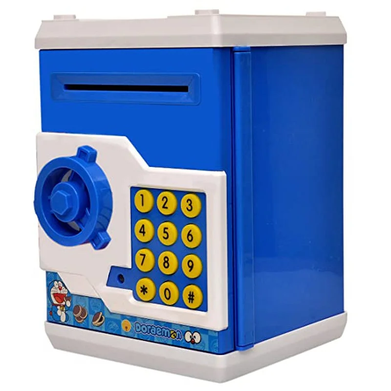 Piggy Bank with Electronic Lock (Blue)