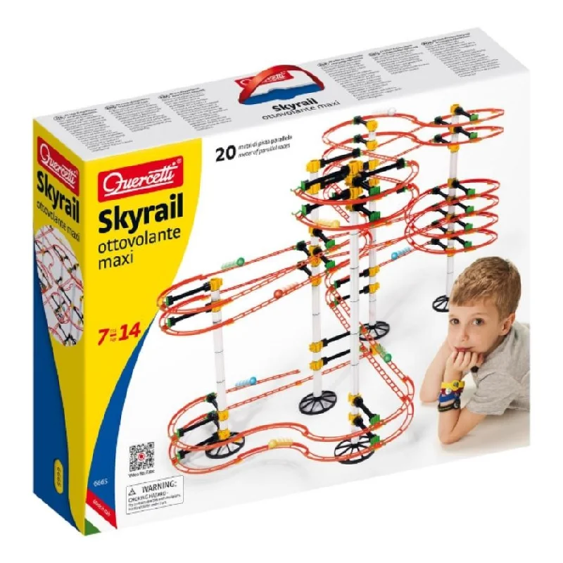 Quercetti - Skyrail Ottovolante Maxi Marble Run