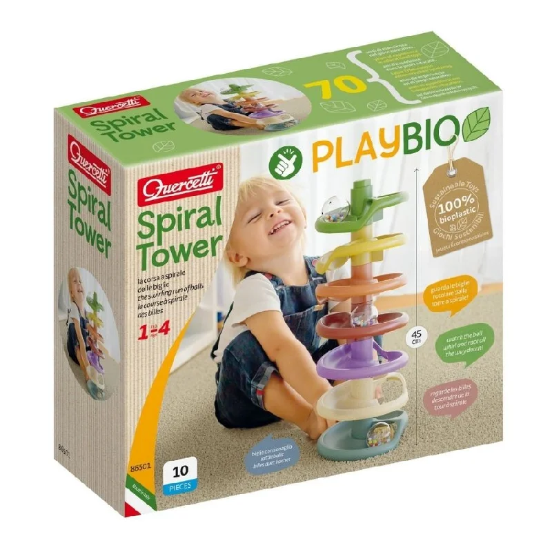 Quercetti - Spiral Tower Play BioPlastic