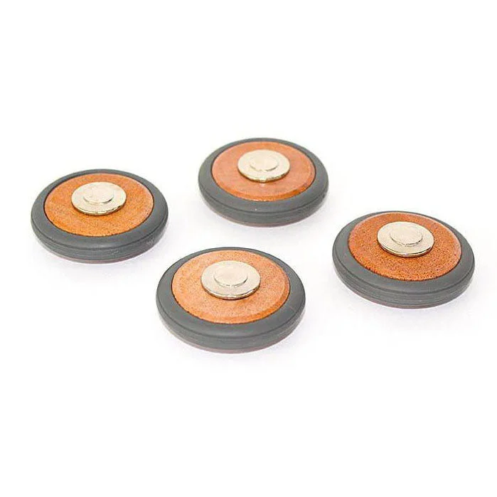 Tegu 4 Pack of Magnetic Wooden Wheels