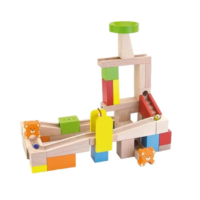 Viga Toys Wooden Marble Run