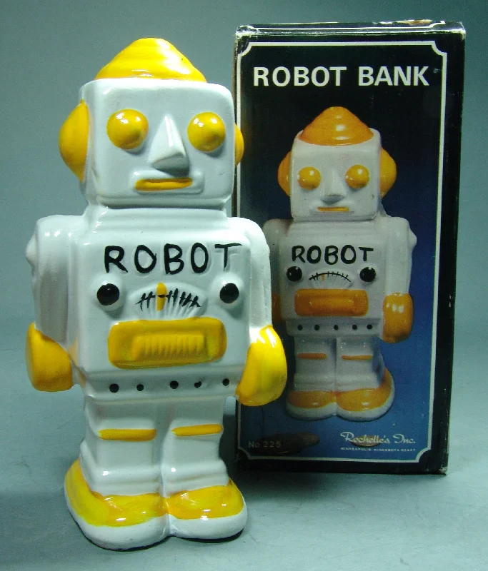 Vintage Taiwan Robot Savings Banks!