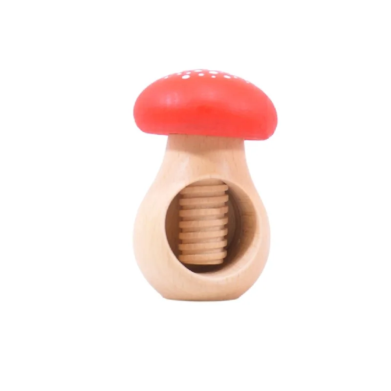 Wooden Nutcracker - Red Mushroom - Mader