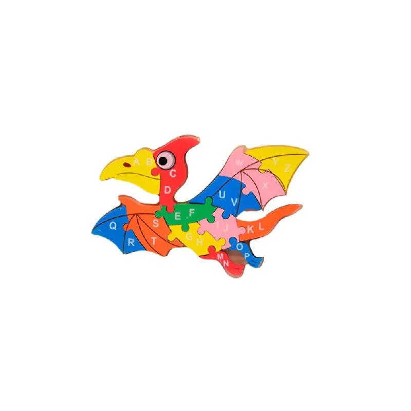 WOODEN PUZZLE BOARD ABC PTEROSAUR Z.B